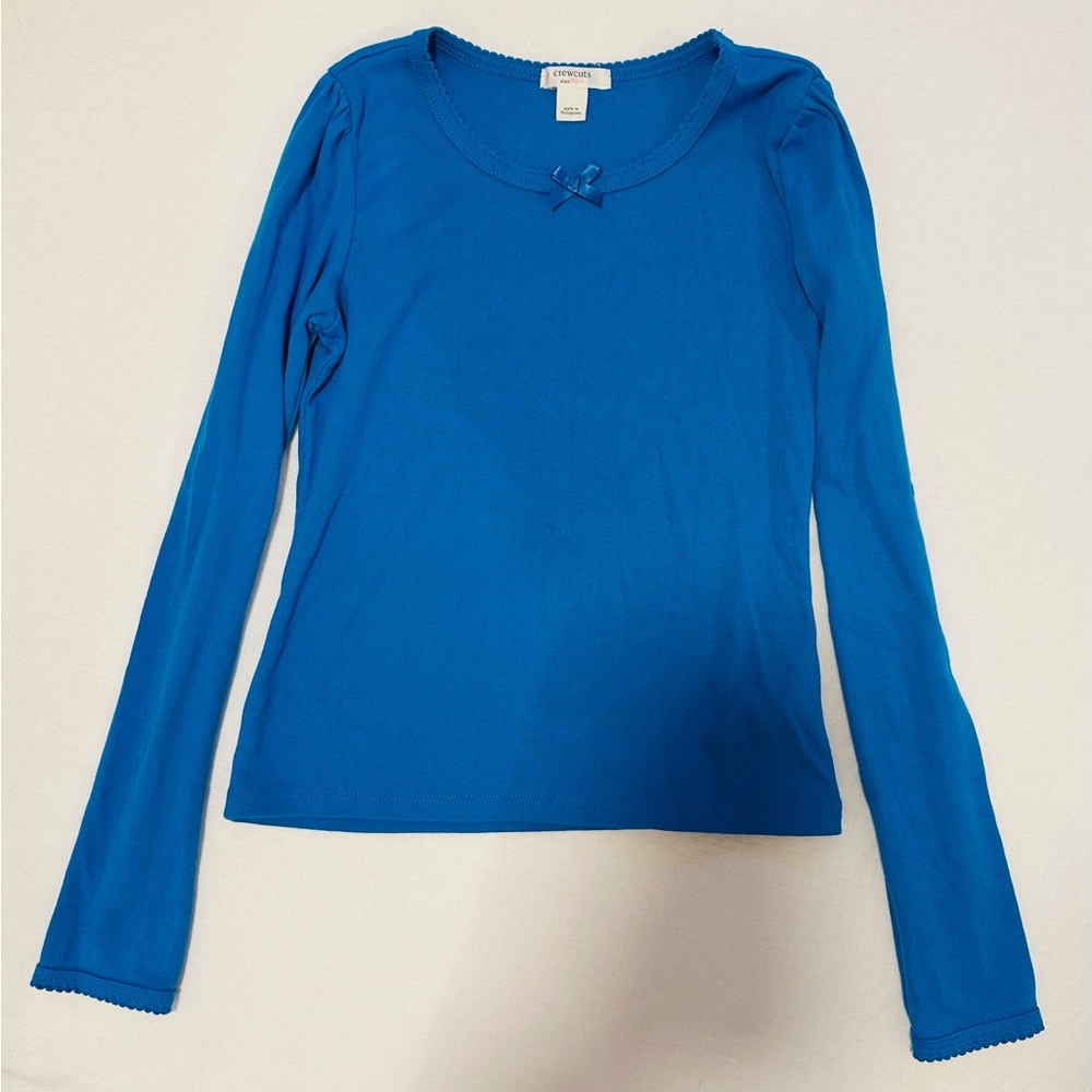 Crewcuts Vibrant Blue Knit Top - Soft and Stretchy by J. Crew